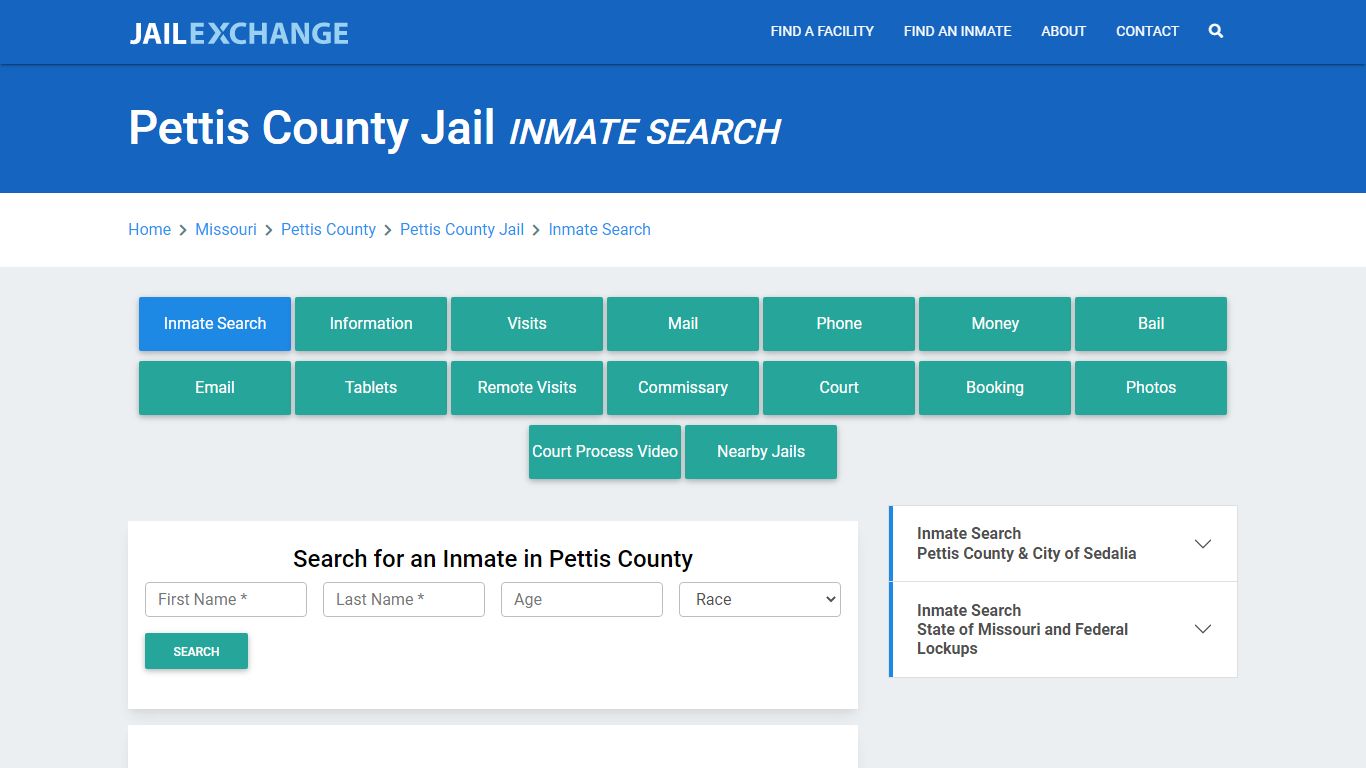 Pettis County Jail, MO Inmate Search: Roster & Mugshots - Jail Exchange