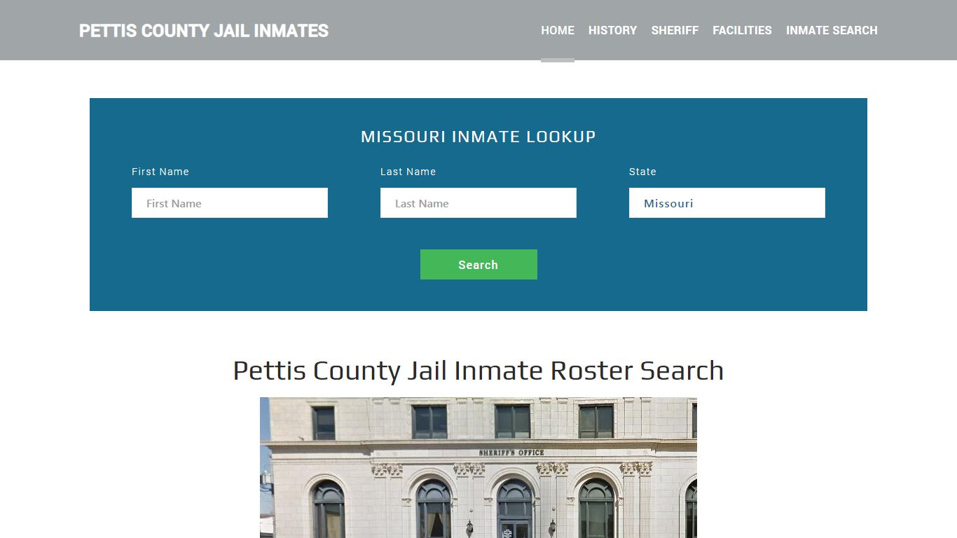 Pettis County Jail Inmate Roster Lookup, Sedalia, MO